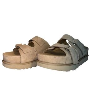 UGG Goldenstar HI Slide Chestnut‎ Platform Sandal Women's US size 11